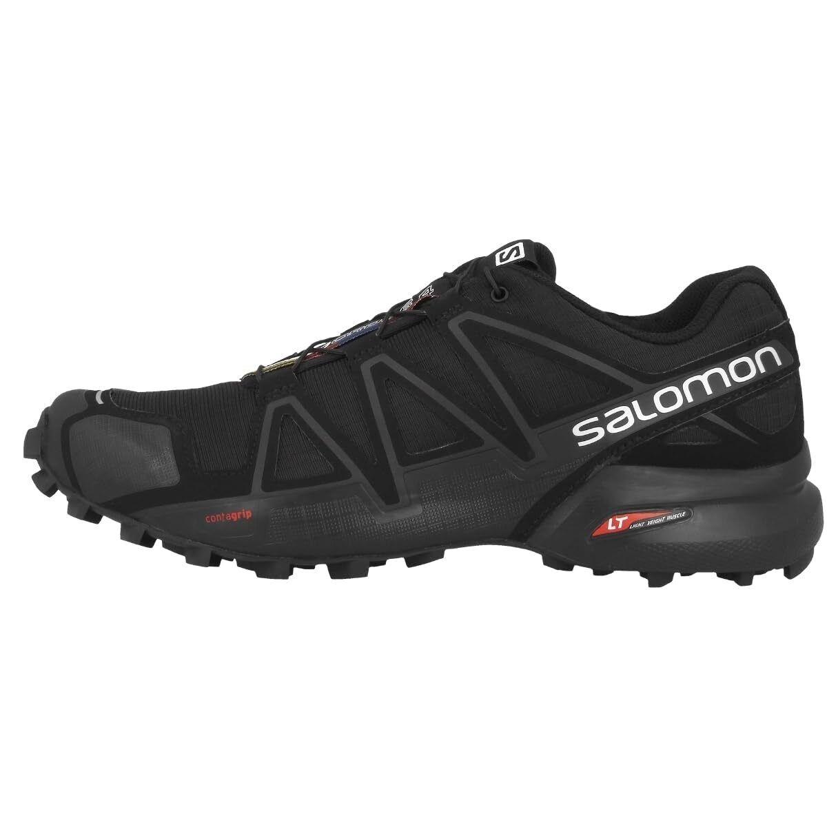 Salomon Women`s Speedcross 4 Trail Runni Sz_5.5_Black/Black/Black Metallic - Black/Black/Black Metallic