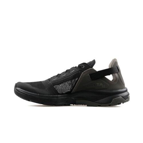 Salomon Tech Amphib 4 Hiking Shoes For Men Sneaker Black/beluga/castor Gray