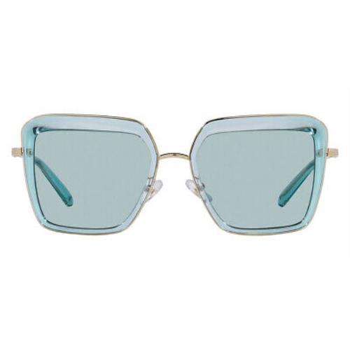 Tory Burch TY6099 Sunglasses Transparent Light Blue Blue 53