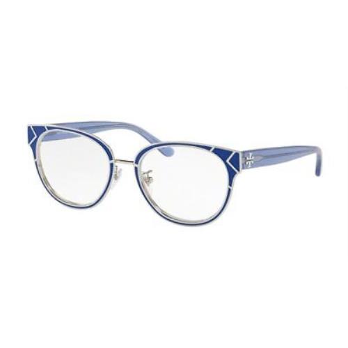 Tory Burch TY 1055 Eyeglasses Blue / Shiny Silver