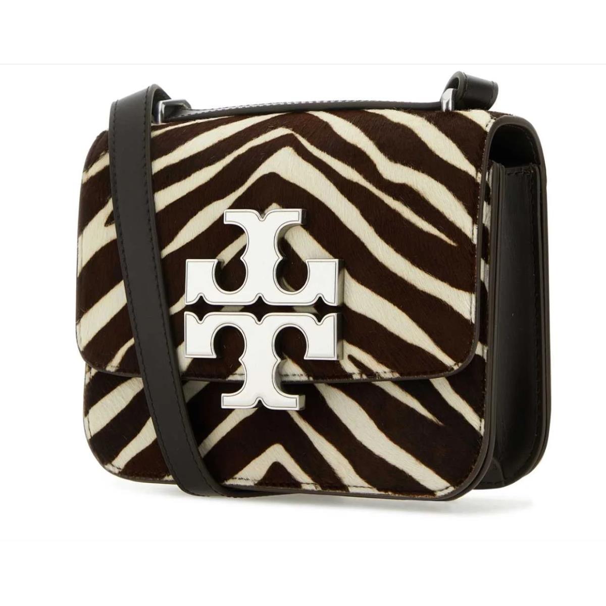 Tory Burch Eleanor Small Zebra Calf Hair Convertible Shoulder Bag