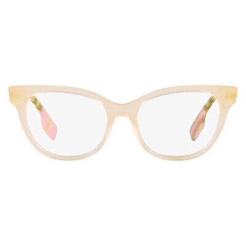 Burberry Evelyn BE2375 Eyeglasses Pink/check Pink 53mm - Frame: Pink/Check Pink, Lens: