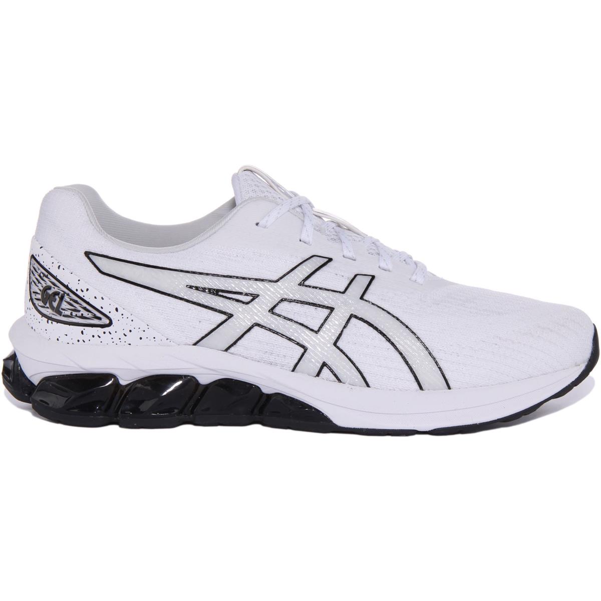 Asics Gel Quantum 180 Mens Lace Up Mesh Sneakers In White Black Size US 7 - 13 - WHITE BLACK