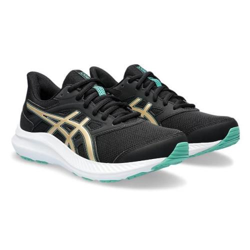 Asics Women`s Lightweight Cushioned Breathable Running Sneakers Black Gold