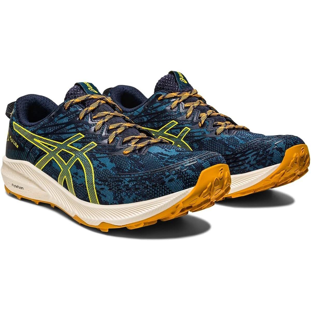 Asics Fuji Lite 3 Sneakers Ink Teal / Golden Yellow - 401 - Ink Teal / Golden Yellow - 401