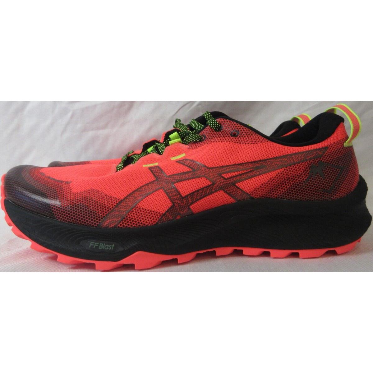 Asics Gel-trabuco 12 Men`s US 11 Sunrise Red Gunmetal Trail Running Shoes