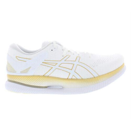 Asics Metaride Womens Shoes Size 10.5 Color: White/gold - White/Gold, Full: White/Gold