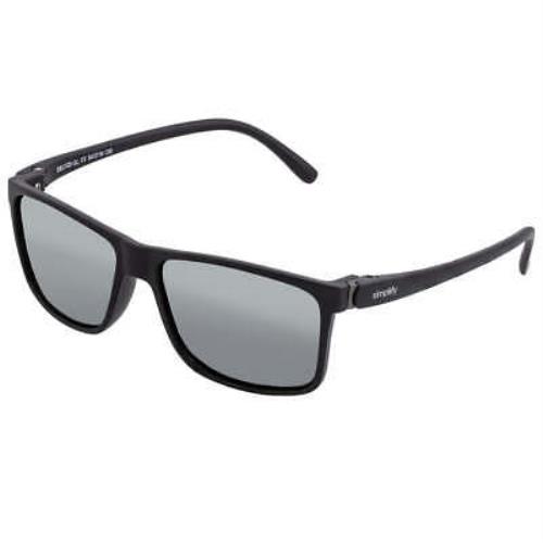Simplify Ellis Polarized Sunglasses - Black/silver