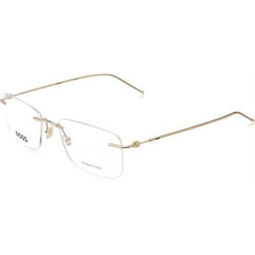 Hugo Boss 1421 J5G Eyeglasses Gold Frame 57mm