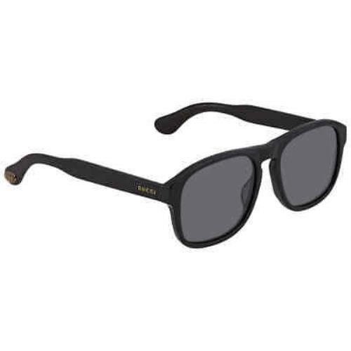 Gucci Grey Square Men`s Sunglasses GG0583S 001 55 GG0583S 001 55