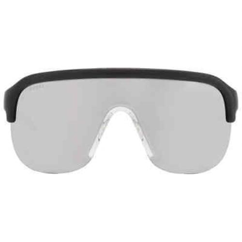 Gucci Silver Shield Men`s Sunglasses GG1645S 003 99 GG1645S 003 99