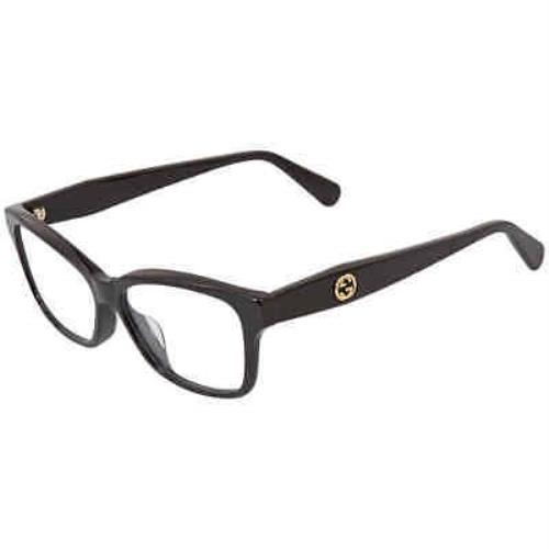 Gucci Demo Rectangular Ladies Eyeglasses GG0801OA 001 54 GG0801OA 001 54