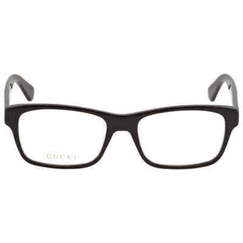 Gucci Demo Rectangular Men`s Eyeglasses GG0006ON 005 55 GG0006ON 005 55