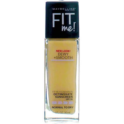 5 Pack Maybelline Fit Me Dewy + Smooth Liquid Foundation Porcelain 110 Spf