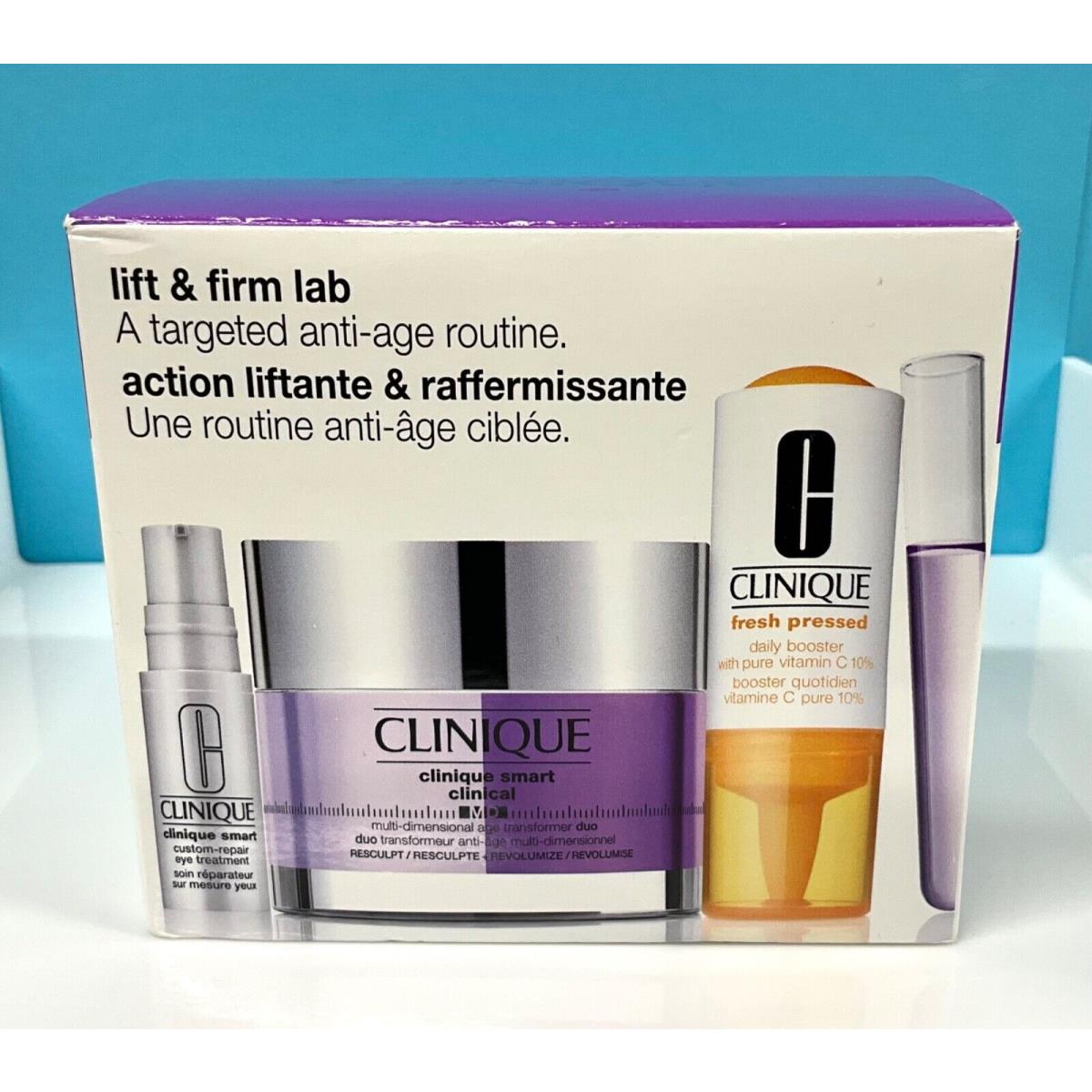 Clinique Lift Firm Lab 3PC Targeted Anti-age Routine