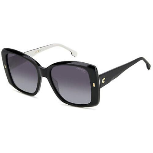 Carrera 3030/S Black White 80S Sunglasses