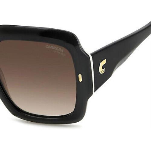 Carrera 3004/S Black White 80S Sunglasses