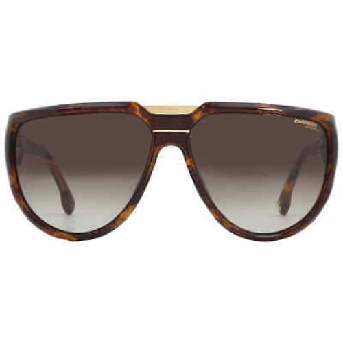 Carrera Brown Gradient Browline Unisex Sunglasses Flaglab 13 0086/HA 62