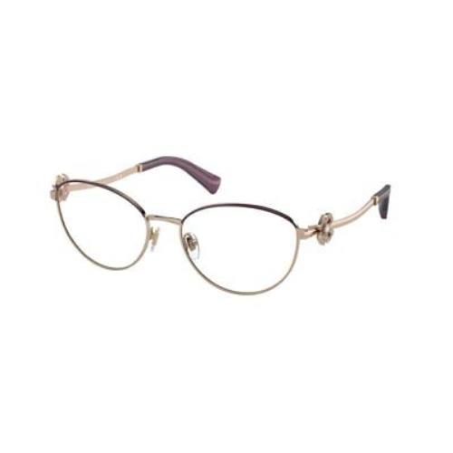 Bvlgari Cat Eye Ladies Eyeglasses BV2248B 2035 Gold Purple 54mm