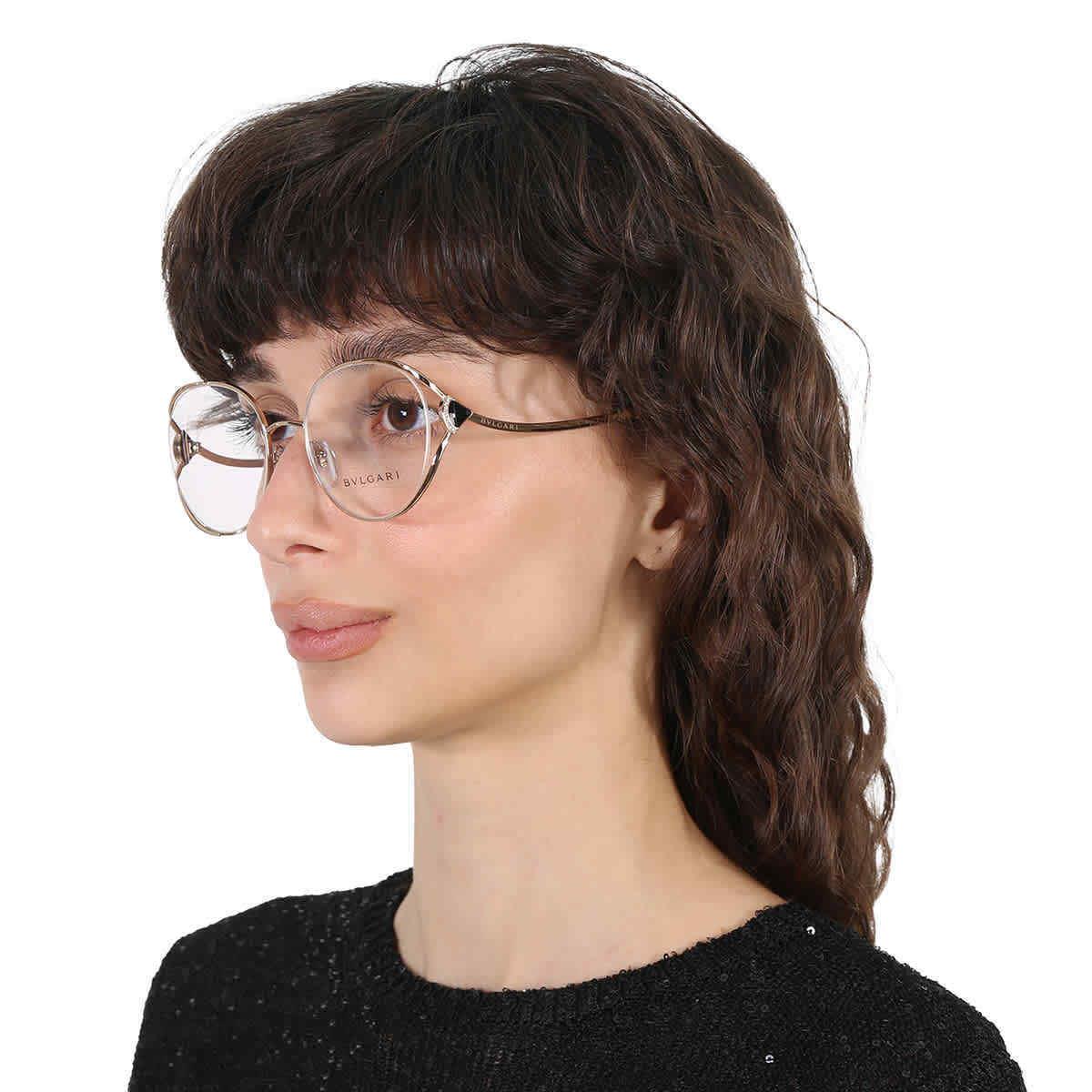 Bvlgari Demo Round Ladies Eyeglasses BV2245B2014 54 BV2245B 2014 54