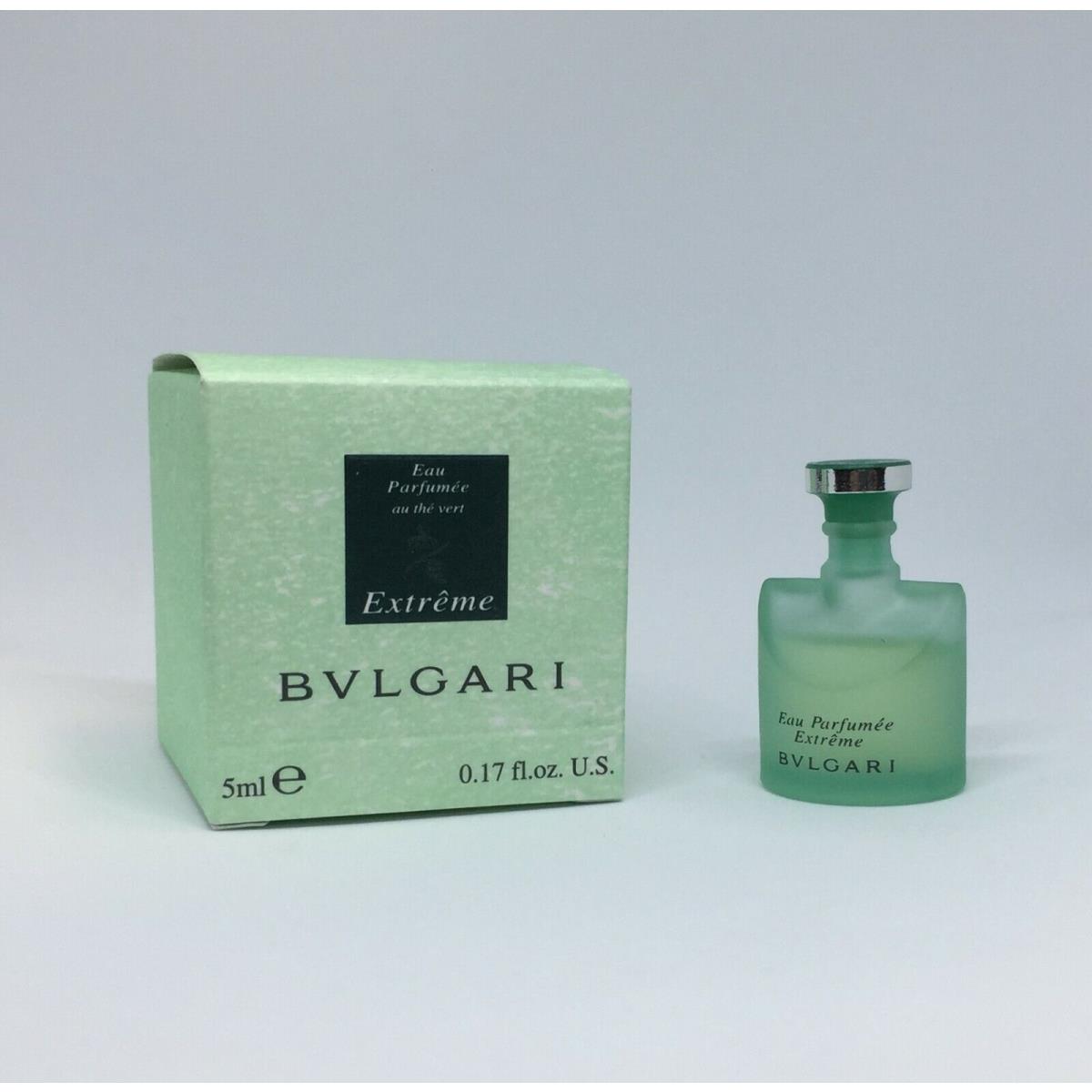 Bvlgari Eau Parfumme Au The Vert Extreme 0.17 Fl oz Splash Miniature