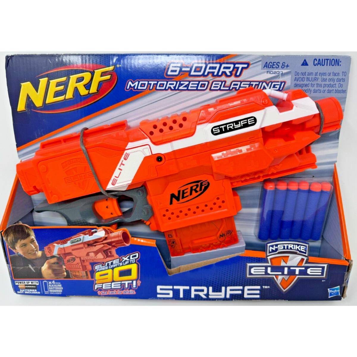Nerf Stryfe Orange OJ N-strike Elite XD Flywheel Blaster ca3