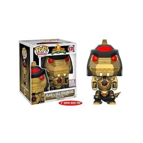 Funko Pop Black and Gold Dragonzord 535 Fall Convention Exclusive