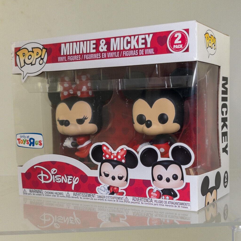 Funko Pop Disney Vinyl Figures 2-Pack - Valentine`s Minnie Mickey Mouse NM