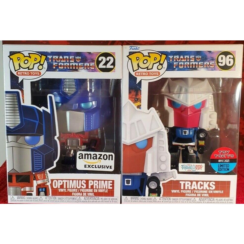 Funko Pop Transformers - 22 Optimus Prime 96 Tracks Tokyo Nycc