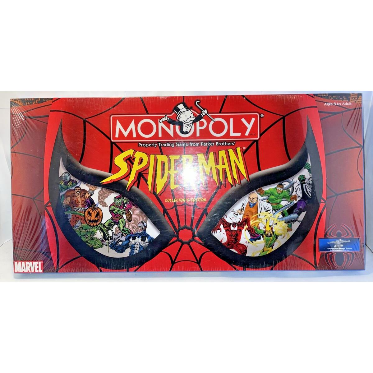 Vintage Monopoly Spider-man Collector`s Edition 2002 Board Game Hasbro