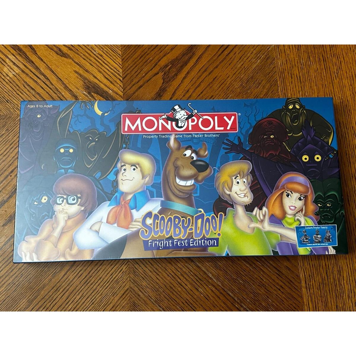 Monopoly Scooby-doo Fright Fest Edition Board Game 2000 Vtg Nos