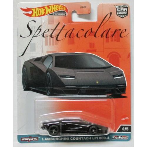 2023 Hot Wheels Car Culture Spettacolare Lamborghini Countach Lpi 800-4 Chase