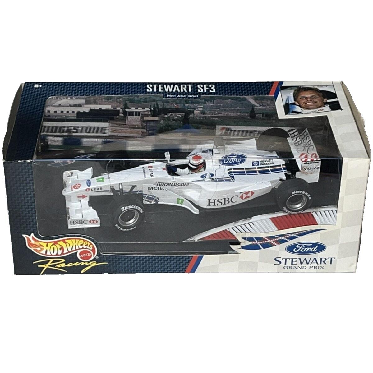 Hotwheels Stewart-ford SF3 Grand Prix Johnny Herbert 1:18 Diecast 1999