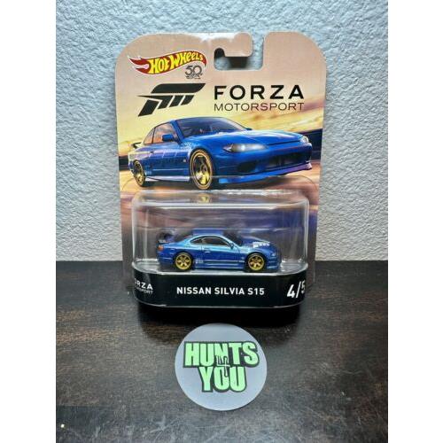 Hot Wheels Nissan Silvia S15 Blue Forza Motorsport 4/5 Retro Entertainment