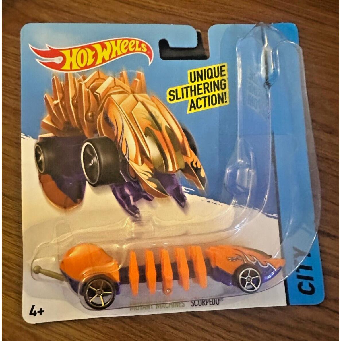 Hot Wheels Mutant Machines Scorpedo Orange Purple BBY80 Scorpion Car Rare Htf