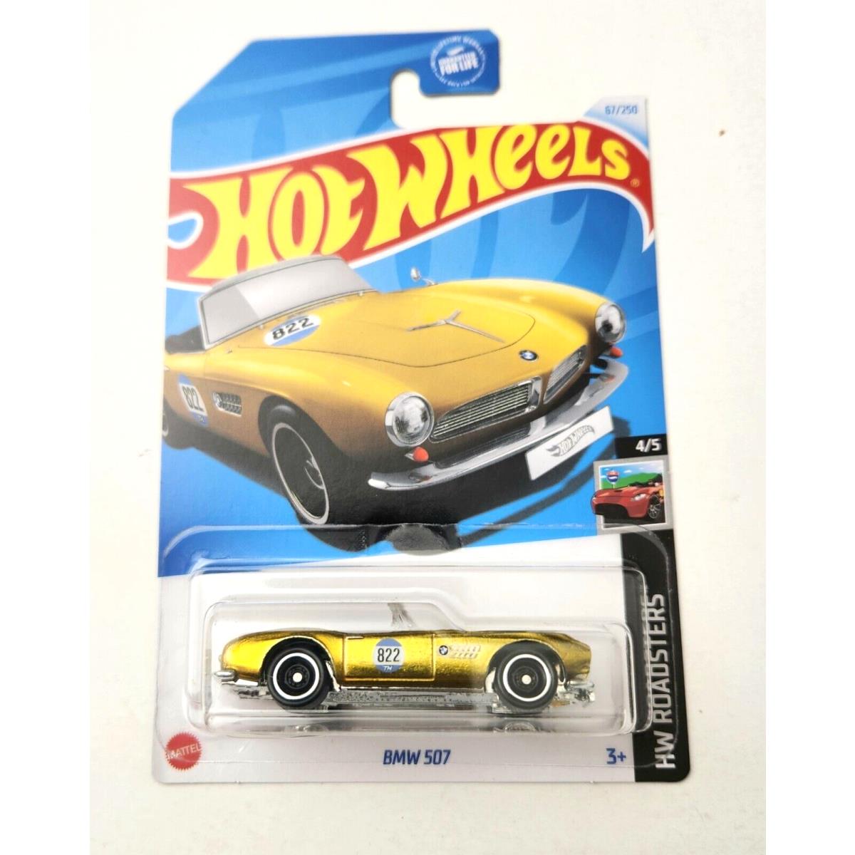 Hot Wheels Bmw 507 Gold 67 - 2024 HW Roadsters C Case Super Treasure Hunt