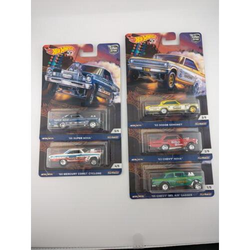 Hot Wheels 50th Car Culture Set Real Riders Complete Set of Five