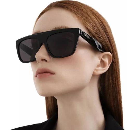 BV1060S 001 Bottega Veneta Black Unisex Bottega Veneta Sunglasses