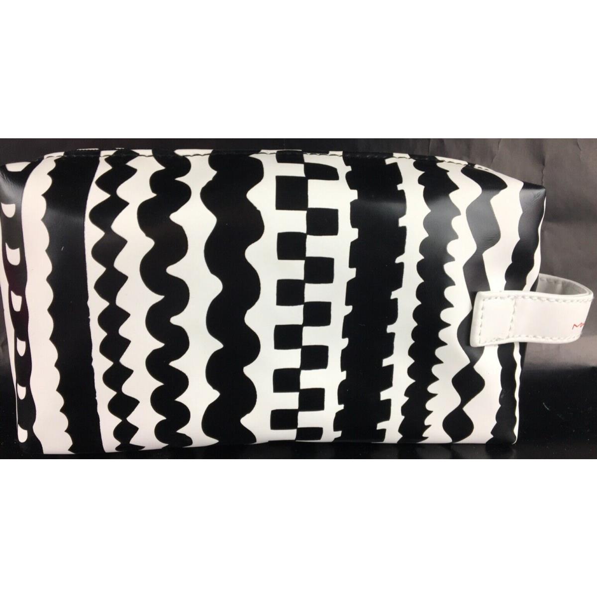 Mac Toledo Makeup Cosmetic Bag Black White Limited Edition