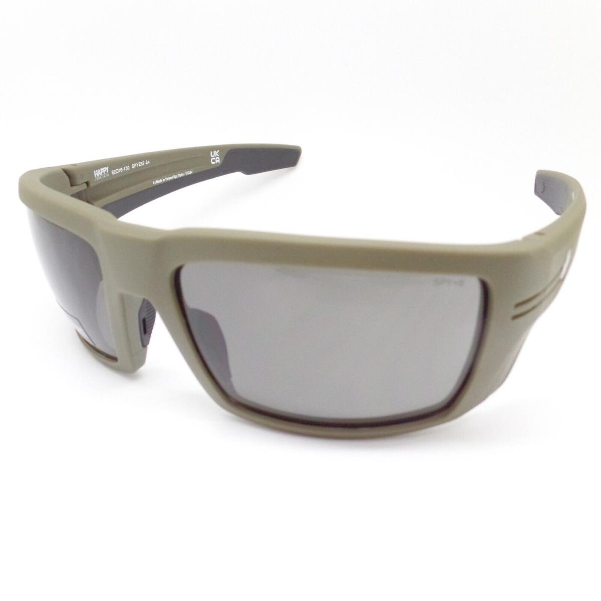 Spy Optics Rebar Ansi Matte Army Green Gray Sunglasses