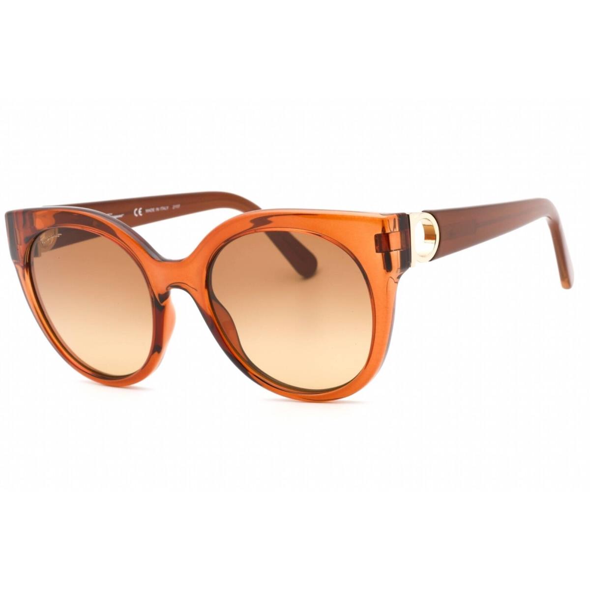 Salvatore Ferragamo Women`s Sunglasses Crystal Caramel Full Rim SF1031S 261