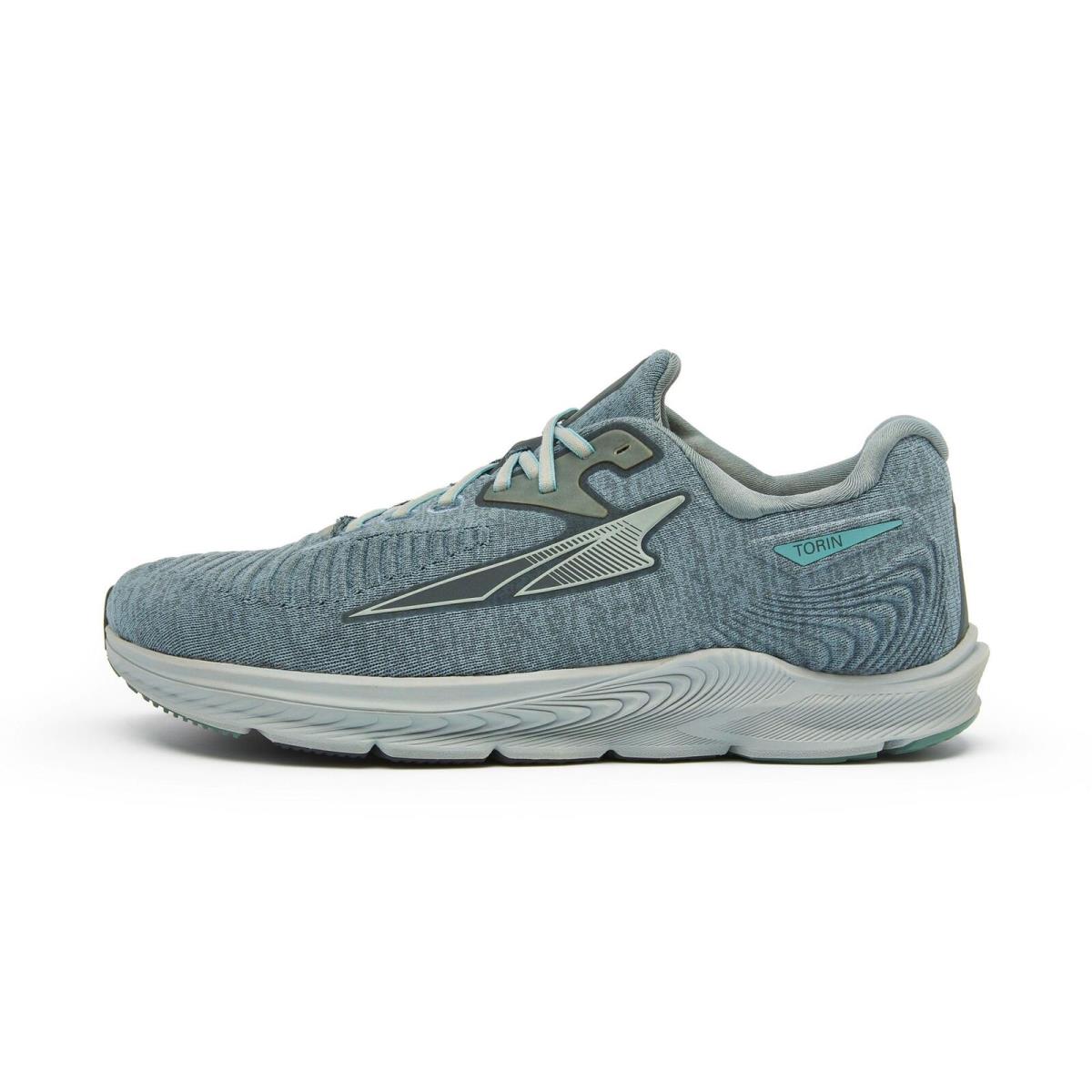 Altra Women`s Torin 5 Luxe Comfortable Running Shoes - Gray/Blue