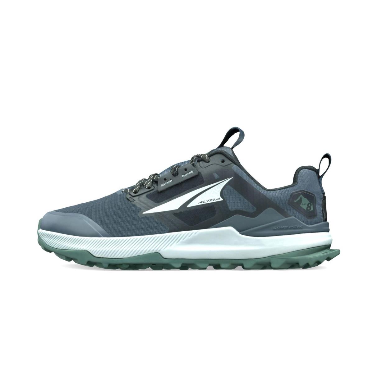 Altra Women`s Lone Peak 8 Comfortable Running Shoes Black/Grey