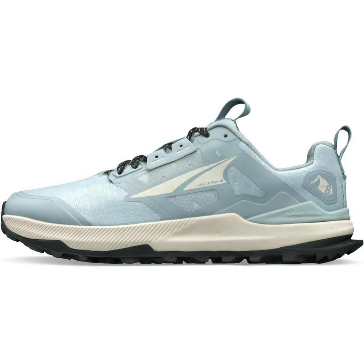 Altra Women`s Lone Peak 8 Comfortable Running Shoes Mineral Blue