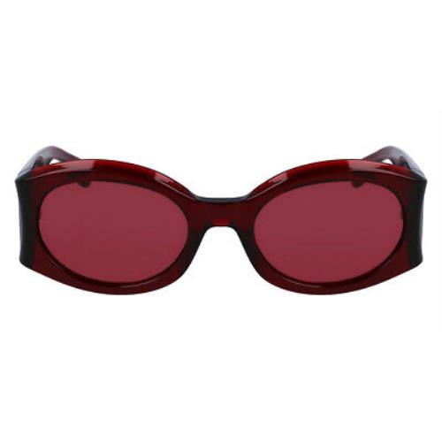 Salvatore Ferragamo SF2008S Sunglasses Burgundy 55mm