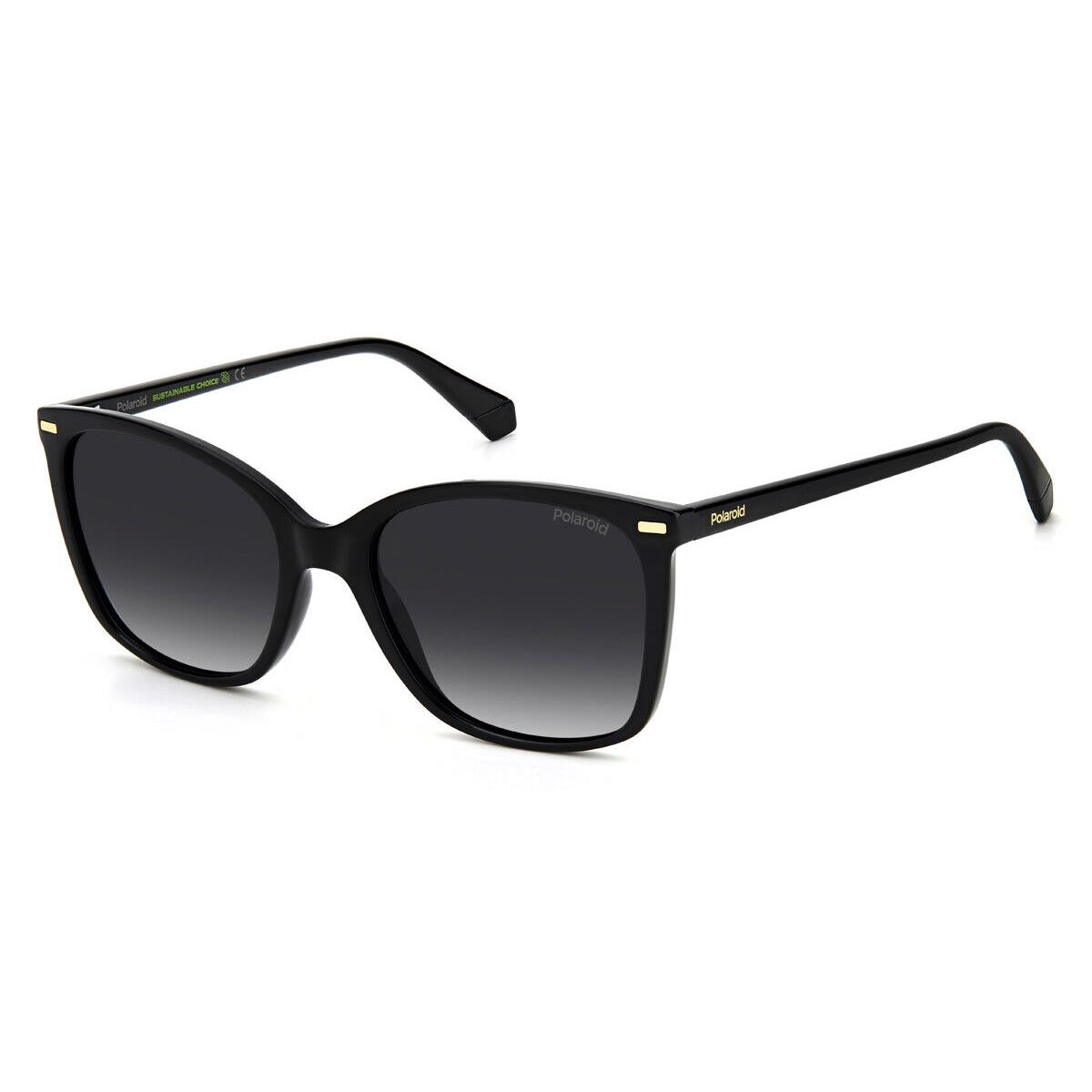 Polaroid 4108/S Sunglasses Women Black Square 55mm