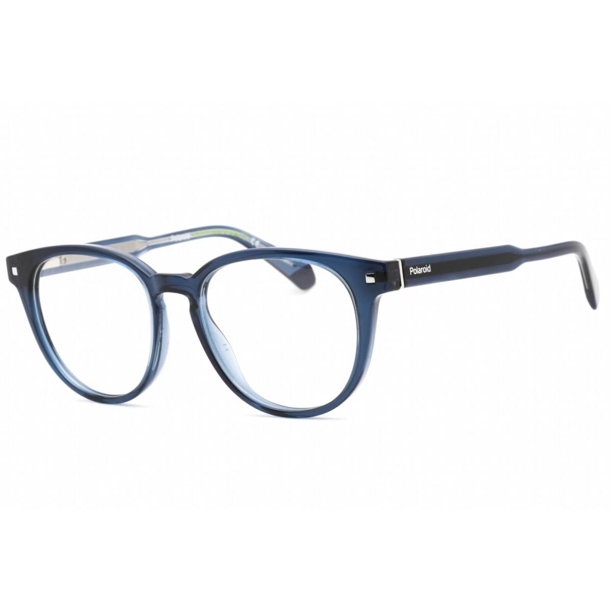 Polaroid Core Unisex Eyeglasses Blue Azure Metal Full Rim Frame Pld D445 0ZX9 00