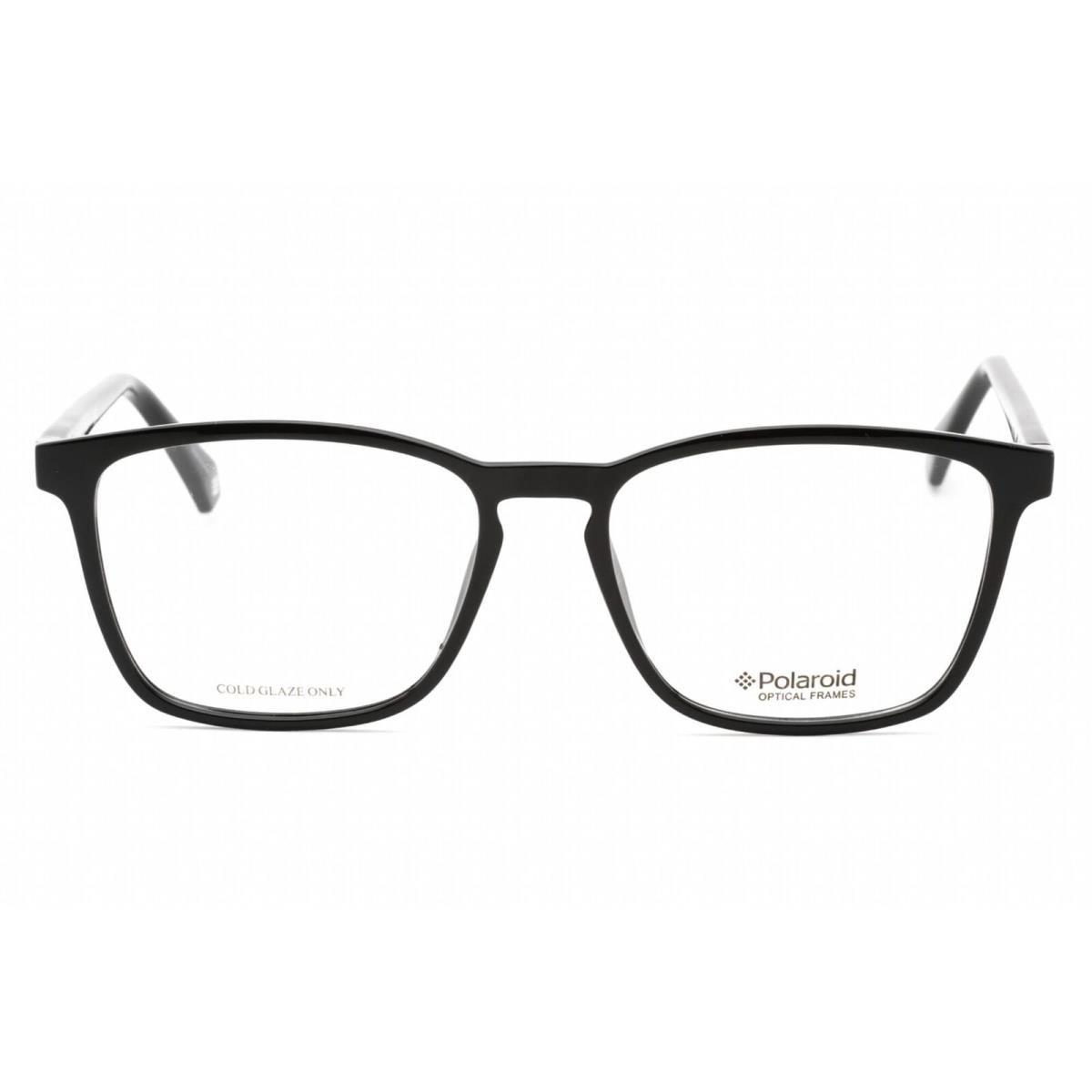 Polaroid Core Unisex Eyeglasses Black Plastic Full Rim Frame Pld D373 0807 00
