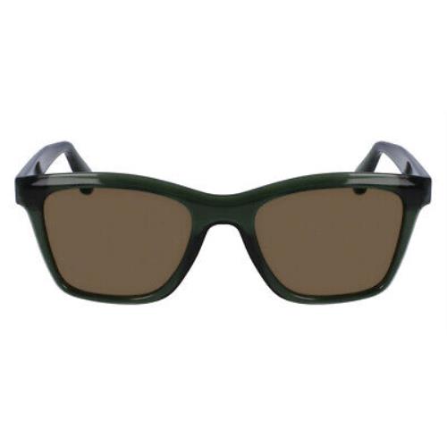 Salvatore Ferragamo SF2001S Sunglasses Transparent Khaki 54mm