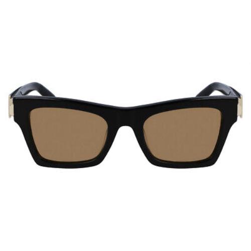 Salvatore Ferragamo SF2013S Sunglasses Women Black/gold 52mm